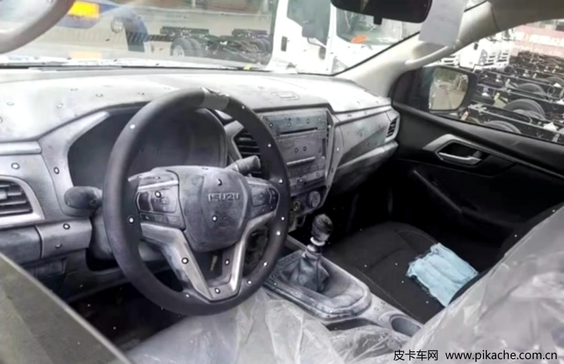 Suspected spy photos of Qingling Xinyuan D-max pickup truck were exposed, or it was equipped with 4jz1 power