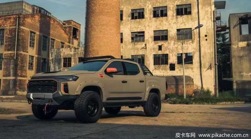 The official picture of SAIC Maxus T90 pickup modified version has been exposed and will be unveiled at Chengdu auto show 2021