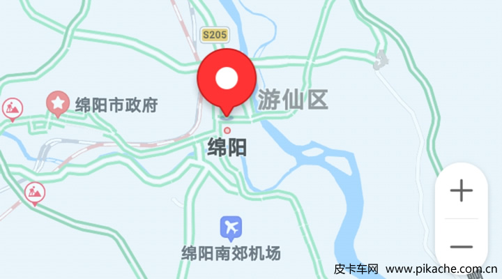 绵阳货车限行区域地图图片