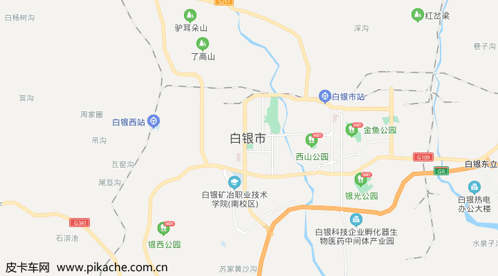 百度地图皮卡导航(货车限行数据库)了解到,甘肃省白银市限行