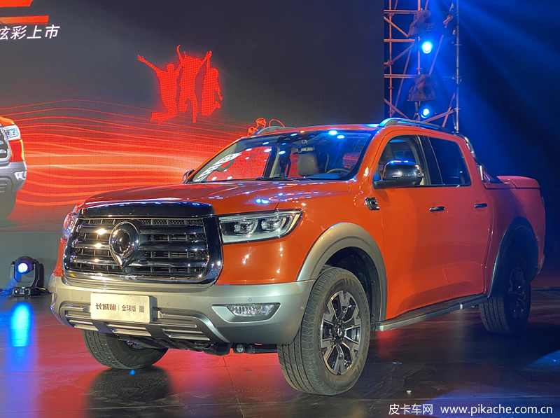長城乘用炮皮卡全球版、中國首款全尺寸皮卡上海車展亮相
