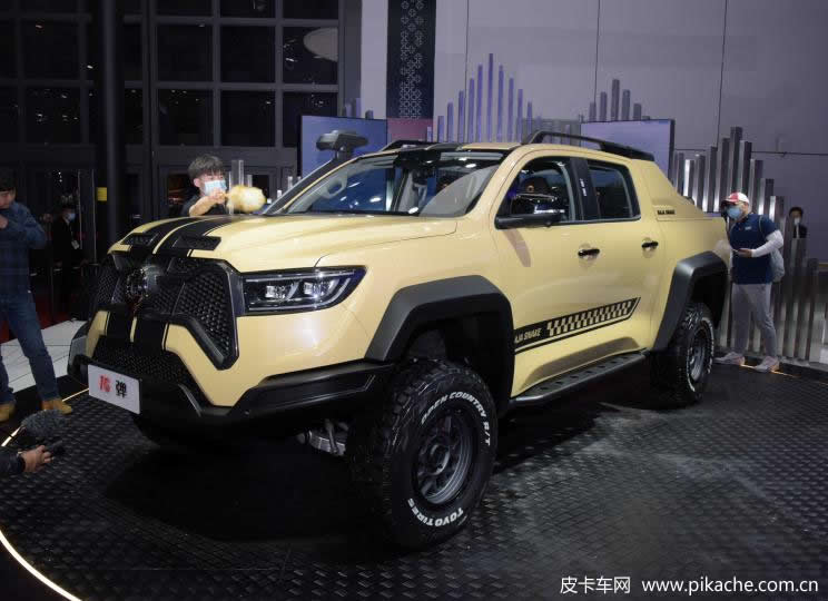 車展解讀長城炮皮卡龍彈版，由遠(yuǎn)大謝爾比改裝定制