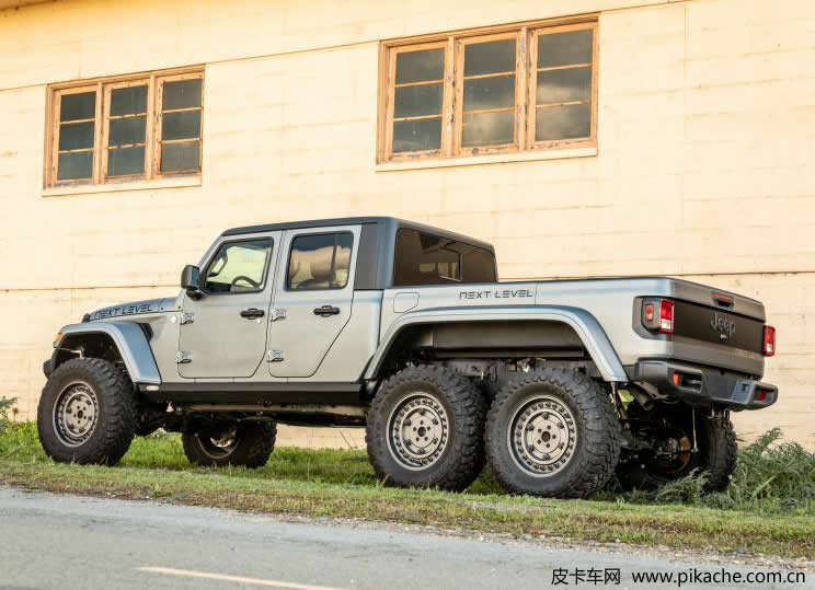 NEXT LEVEL改裝Jeep Gladiator 6×6六驅皮卡官圖發(fā)布