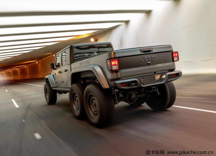 NEXT LEVEL改裝Jeep Gladiator 6×6六驅皮卡官圖發(fā)布