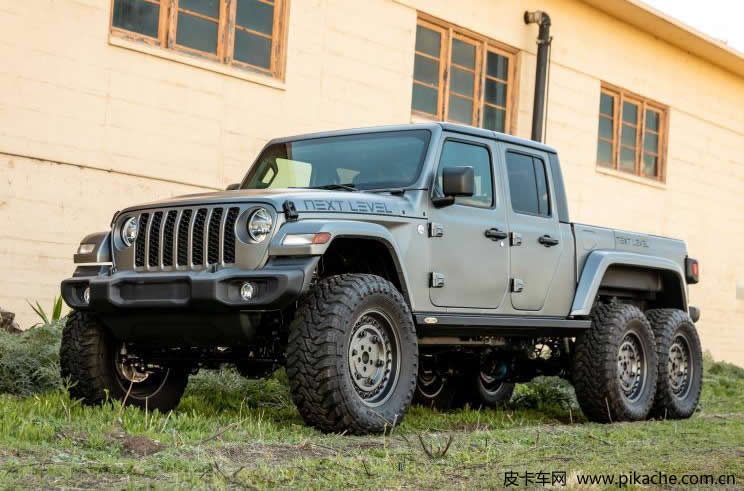 NEXT LEVEL改裝Jeep Gladiator 6×6六驅皮卡官圖發(fā)布