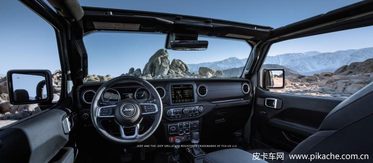 Jeep官方发布Gladiator角斗士皮卡4xe版本预告图