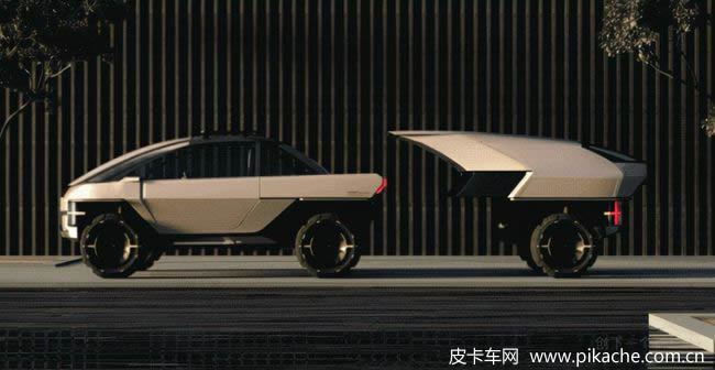 基于CANOO皮卡设计的概念车Anyroad，可车身分离