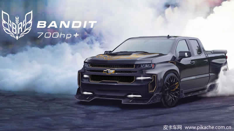 雪佛蘭索羅德皮卡火鳥版將在SEMA車展亮相，搭載700馬力5.3L V8發(fā)動機(jī)