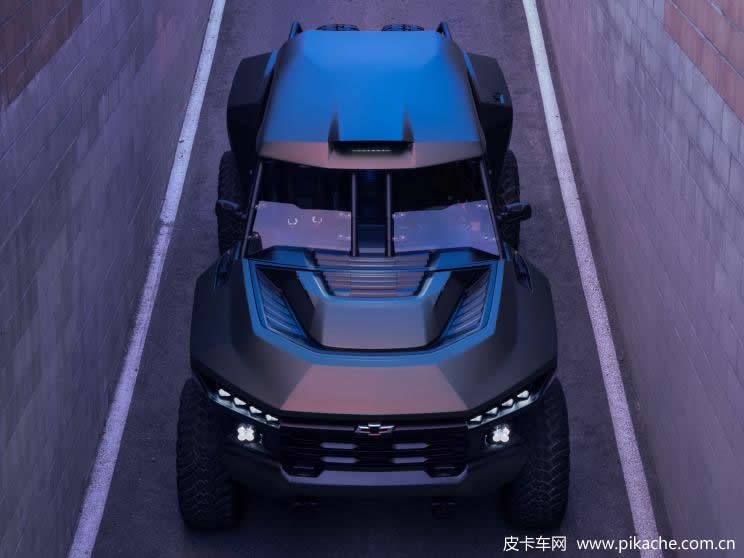 雪佛兰2021SEMA车展发布Beast概念皮卡车官图，为军用越野而生