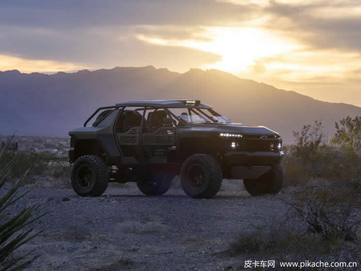 雪佛兰2021SEMA车展发布Beast概念皮卡车官图，为军用越野而生