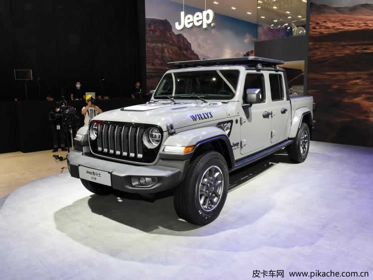 2021廣州車展實拍Jeep角斗士皮卡先行版，預(yù)計2022年一季度開售