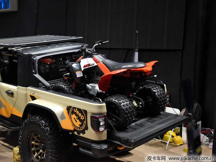 2021廣州車展實拍Jeep角斗士皮卡先行版，預(yù)計2022年一季度開售