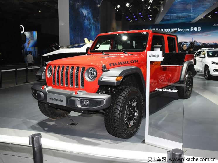 2021廣州車展實拍Jeep角斗士皮卡先行版，預(yù)計2022年一季度開售