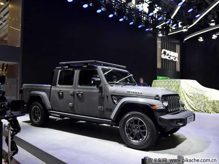 2021廣州車展實拍Jeep角斗士皮卡先行版，預(yù)計2022年一季度開售