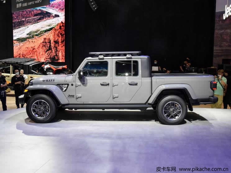 2021廣州車展實拍Jeep角斗士皮卡先行版，預(yù)計2022年一季度開售