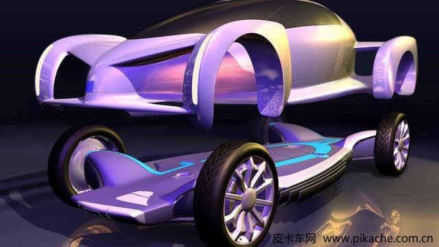 为什么说滑板平台是电动皮卡的未来？理念源自四驱车玩具