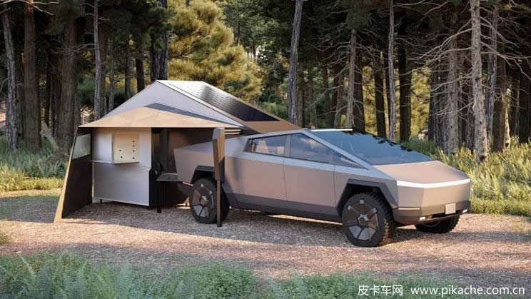 特斯拉公布Cybertruck皮卡水上套件專利，電動(dòng)皮卡秒變快艇
