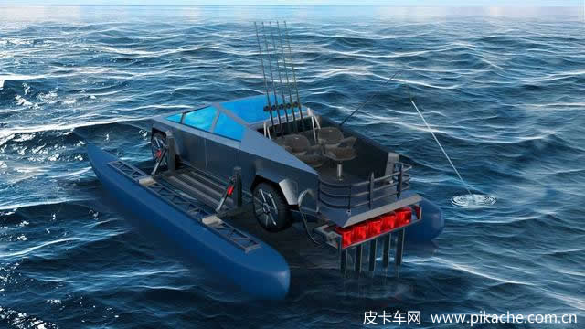 特斯拉公布Cybertruck皮卡水上套件專利，電動(dòng)皮卡秒變快艇
