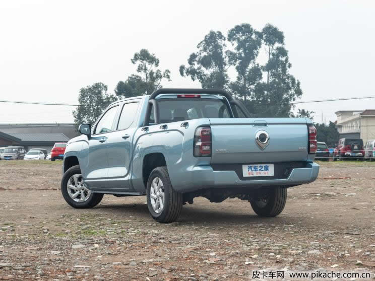 The Great Wall King Kong Poer pickup has arrived at the store, and 2022 two-wheel drive King Kong Poer pickup models have been photographed