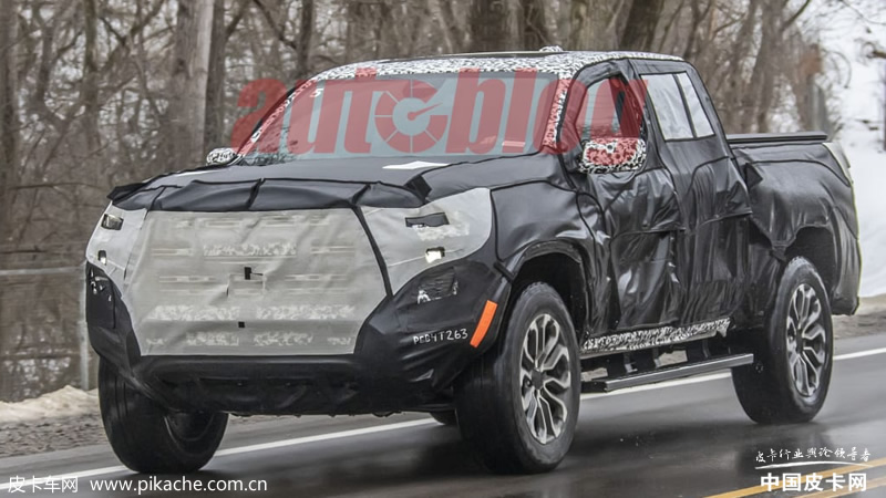 全新GMC Canyon通用峽谷皮卡諜照曝光