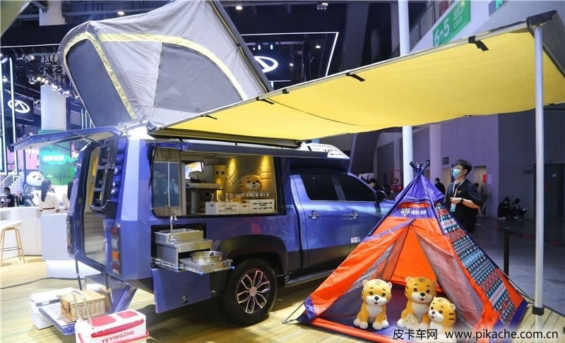 南昌国潮活动式车载露营装置专利公布，把营地装进皮卡货箱里