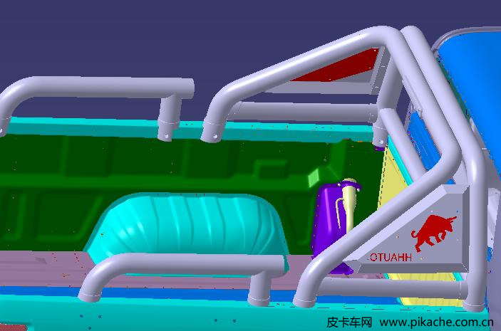黄海野牛皮卡（N2S）新车型建模图曝光