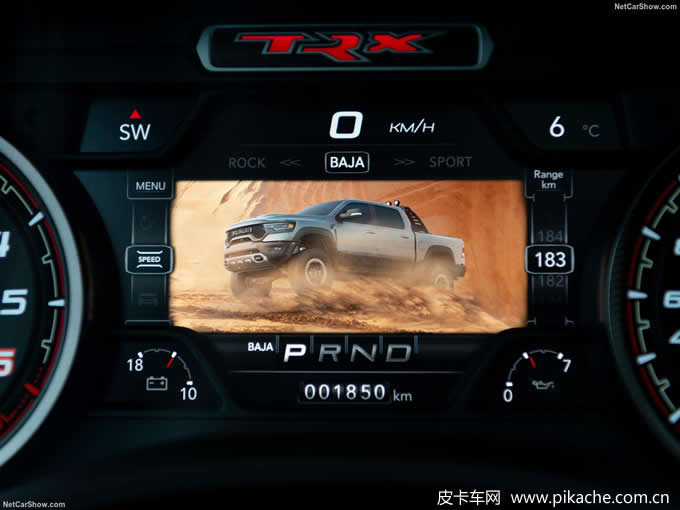 Ram TRX霸王龙皮卡通过国六验证，6.2L V8 712匹马力，售价155万起步