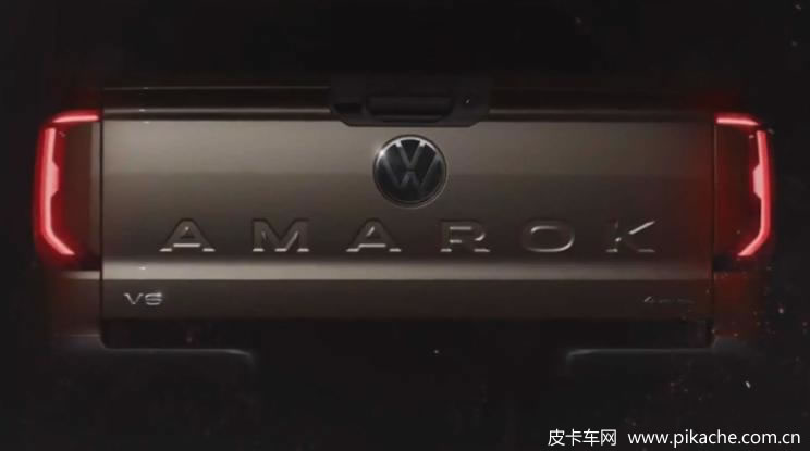 大眾Amarok皮卡內(nèi)飾顯示屏預(yù)告圖曝光，12英寸全新界面