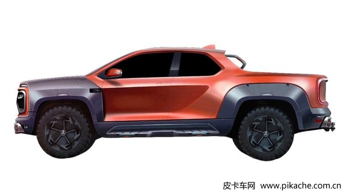 三一重工皮卡效果圖曝光，或?yàn)橐慌虐腚妱?dòng)皮卡