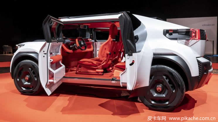 雪鐵龍OLI電動皮卡概念車首發(fā)，由回收材料打造
