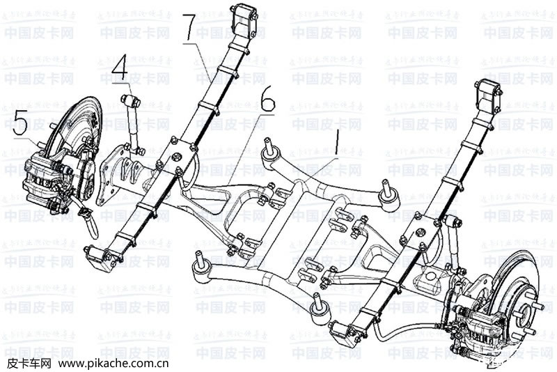 长安钢板弹簧独立悬架发明专利曝光，或应用在皮卡车上
