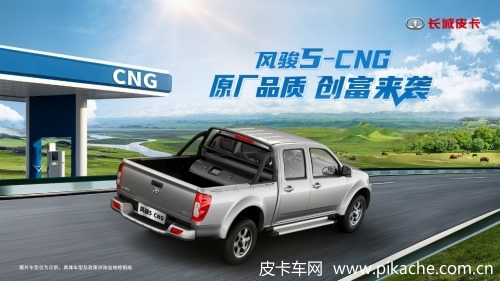 长城风骏5 CNG版皮卡上市，起售价为8.18万元