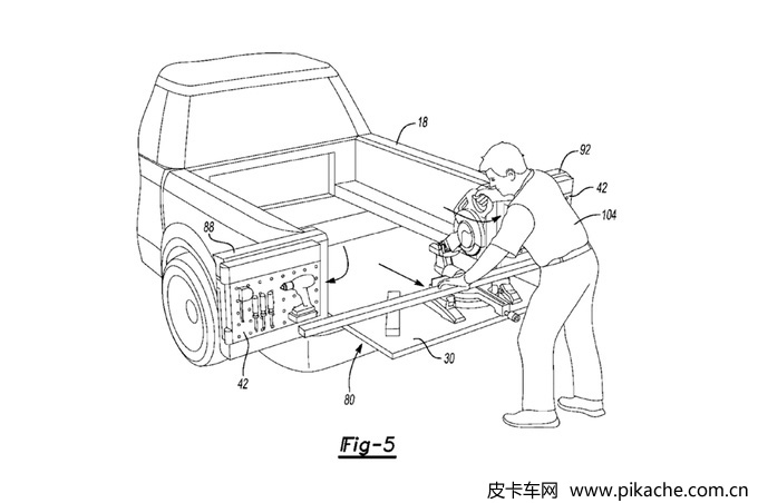 福特申请新专利，打算彻底改造皮卡货箱和后挡板